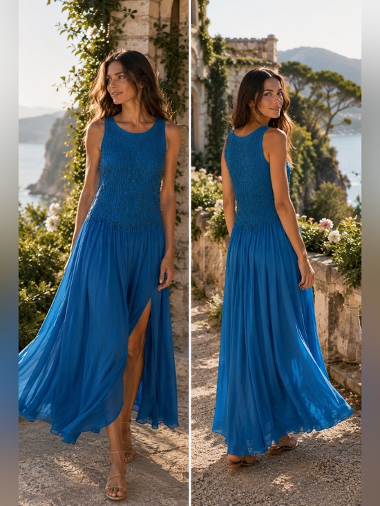 Doen Dresses & Skirts - NWT DÔEN Donyale Dress in Blue Grotto Size S